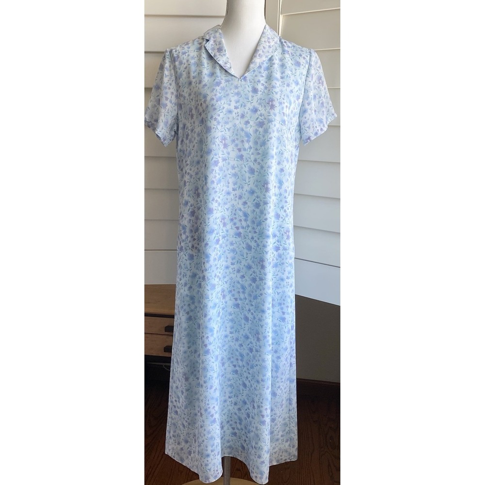 Vtg‎ Y2k 90s Floral Maxi Dress M Petite Maxi Cottagecore fairy feminine Phoebe